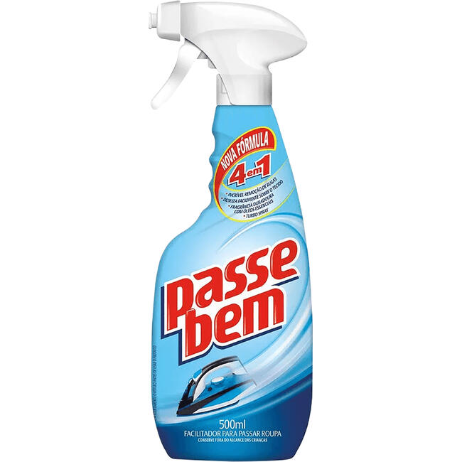 Facilitador Spray de Passar Roupas Passe Bem 3 em 1 500ml
