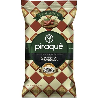 Biscoito Salgado Piraquê Pimenta 90g