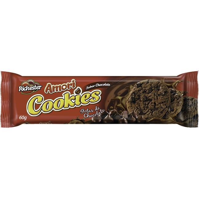Biscoito Cookies Richester Chocolate 60g