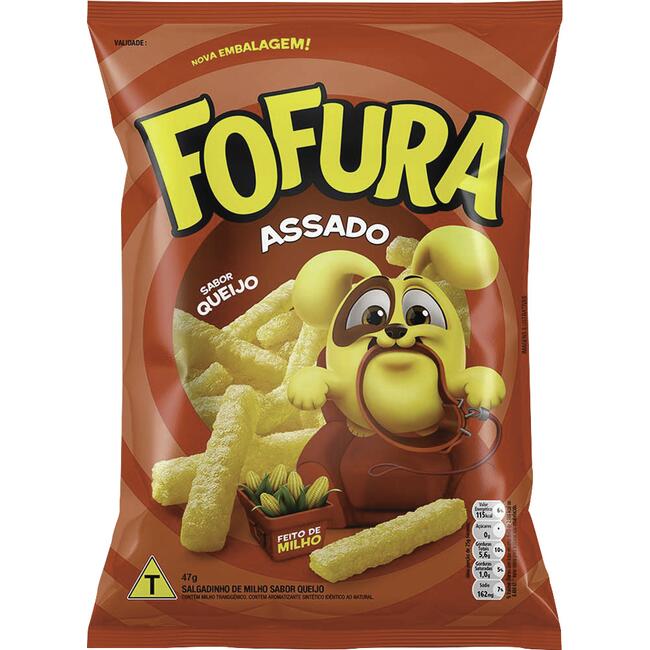 Salgadinho Lucky Fofura Queijo 47g