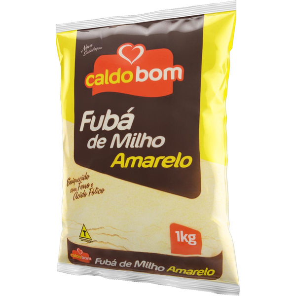 Fubá Caldo Bom 1kg - Amarelo