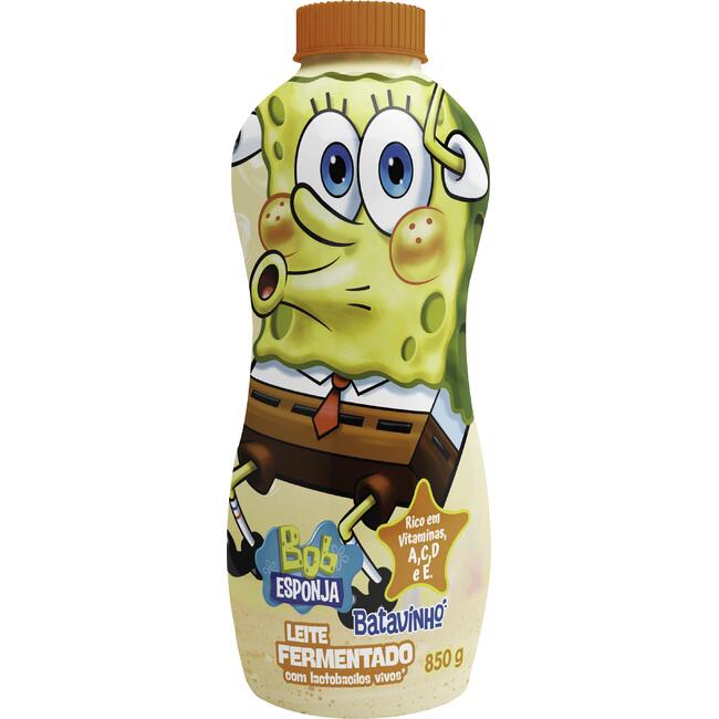 Leite Fermentado Bob Esponja 850g