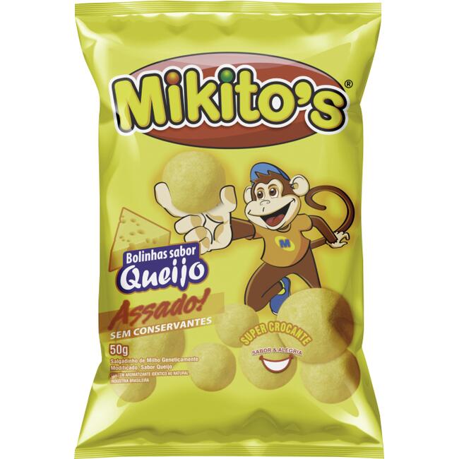 Salgadinho Mikitos Queijo Bola 50g