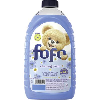 Amaciante para Roupa Fofo Azul 3L