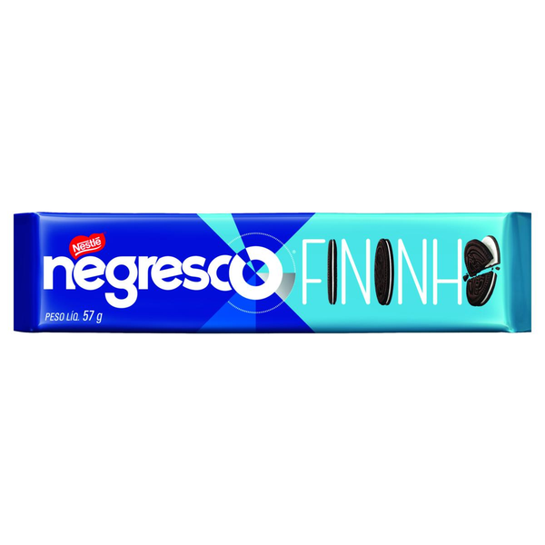 Biscoito Recheado Nestlé 57g - Negresco - Fininho - Chocolate
