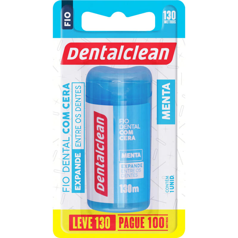 Fio Dental Dentalclean Menta 130m un
