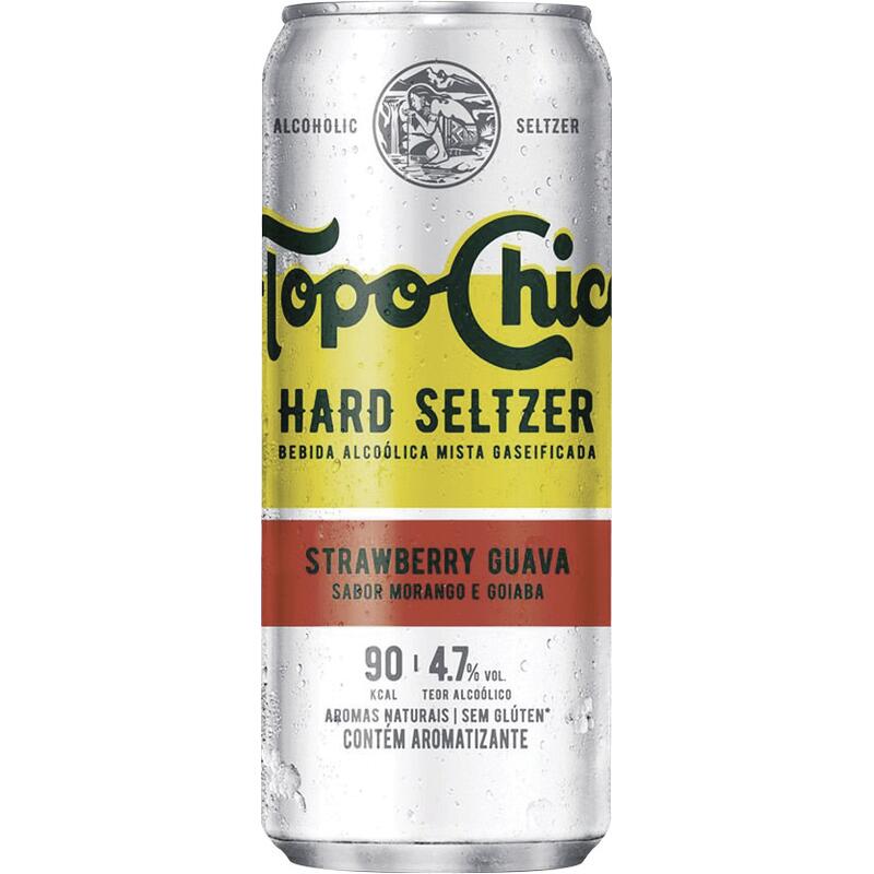 Bebida Alcoólica Topo Chico Morango e goiaba 310ml