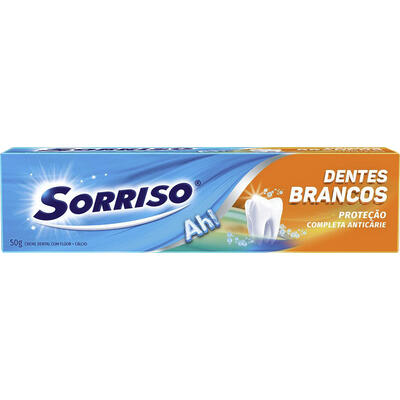 Creme Dental Sorriso Dentes Brancos 50g