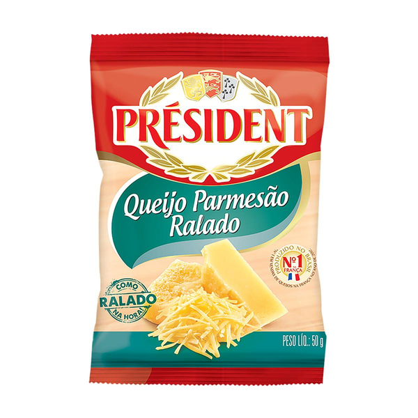 Queijo Parmesão Président Ralado 50g