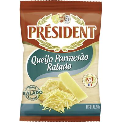 Queijo Parmesão Président Ralado 50g