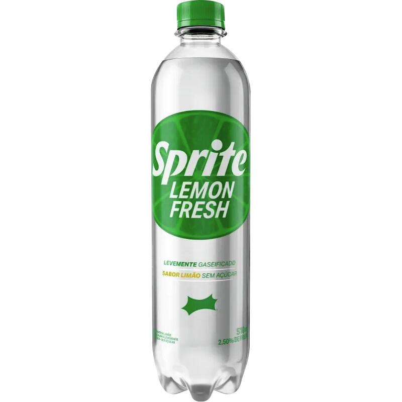 Refrigerante Lemon Fresh sem Açúcar Sprite Garrafa 510ml