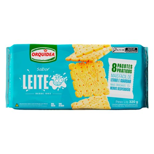 Biscoito Orquídea 350g - Leite
