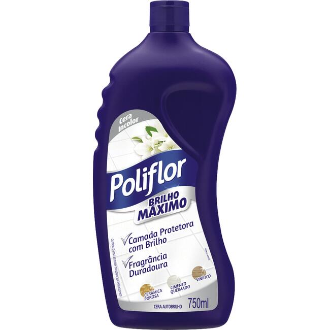 Cera Líquida POLIFLOR Brilho Máximo Incolor 750ml