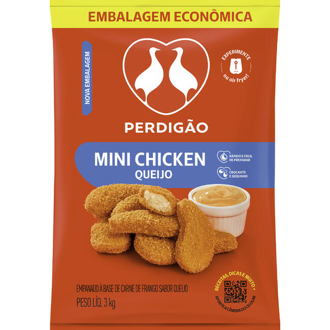 Mini Chicken de Frango Perdigão Queijo 3kg