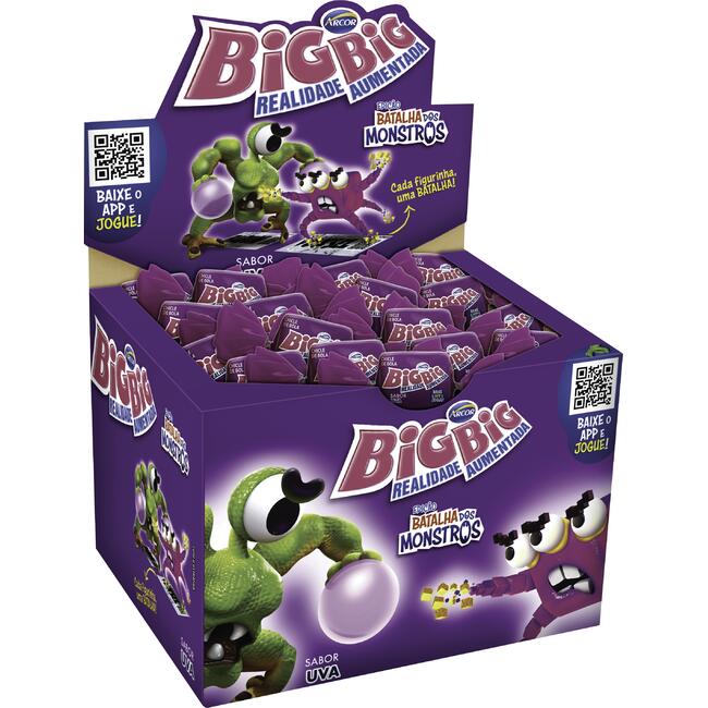 Chiclete Arcor Big Big Uva 315g