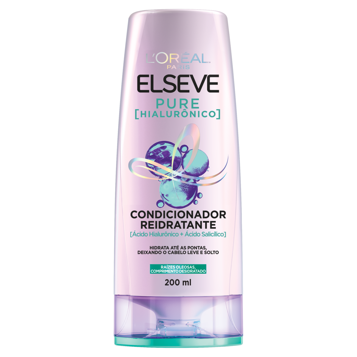 Condicionador Loréal Paris Elseve Pure Hialurônico Frasco 200ml