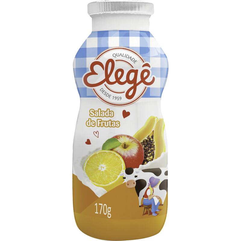 Bebida Láctea Elegê Salada de frutas 170g