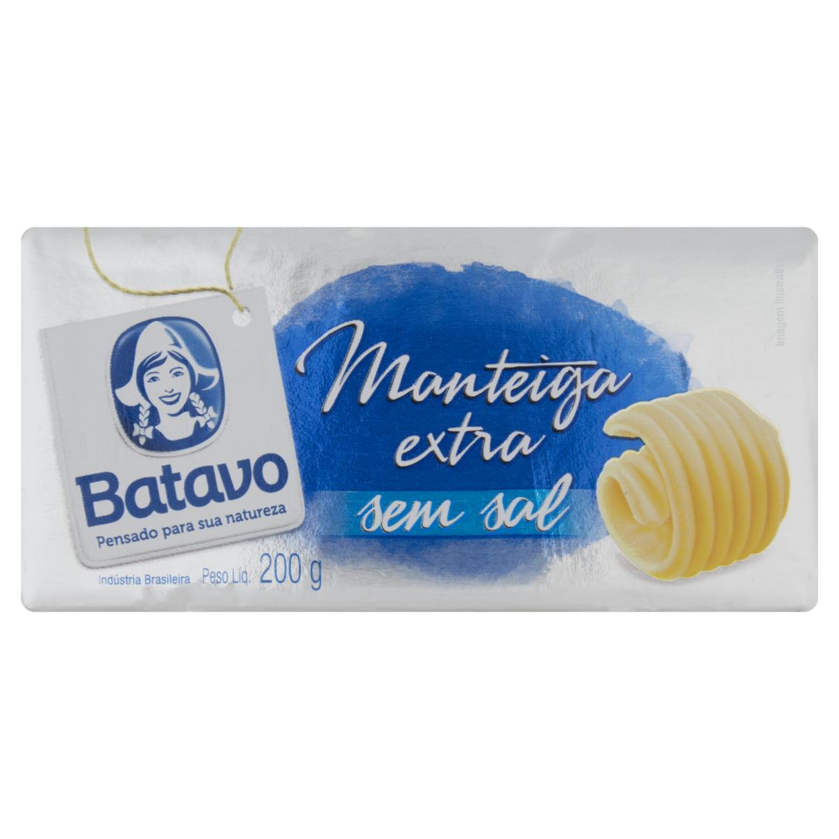 Manteiga Batavo sem Sal 200g