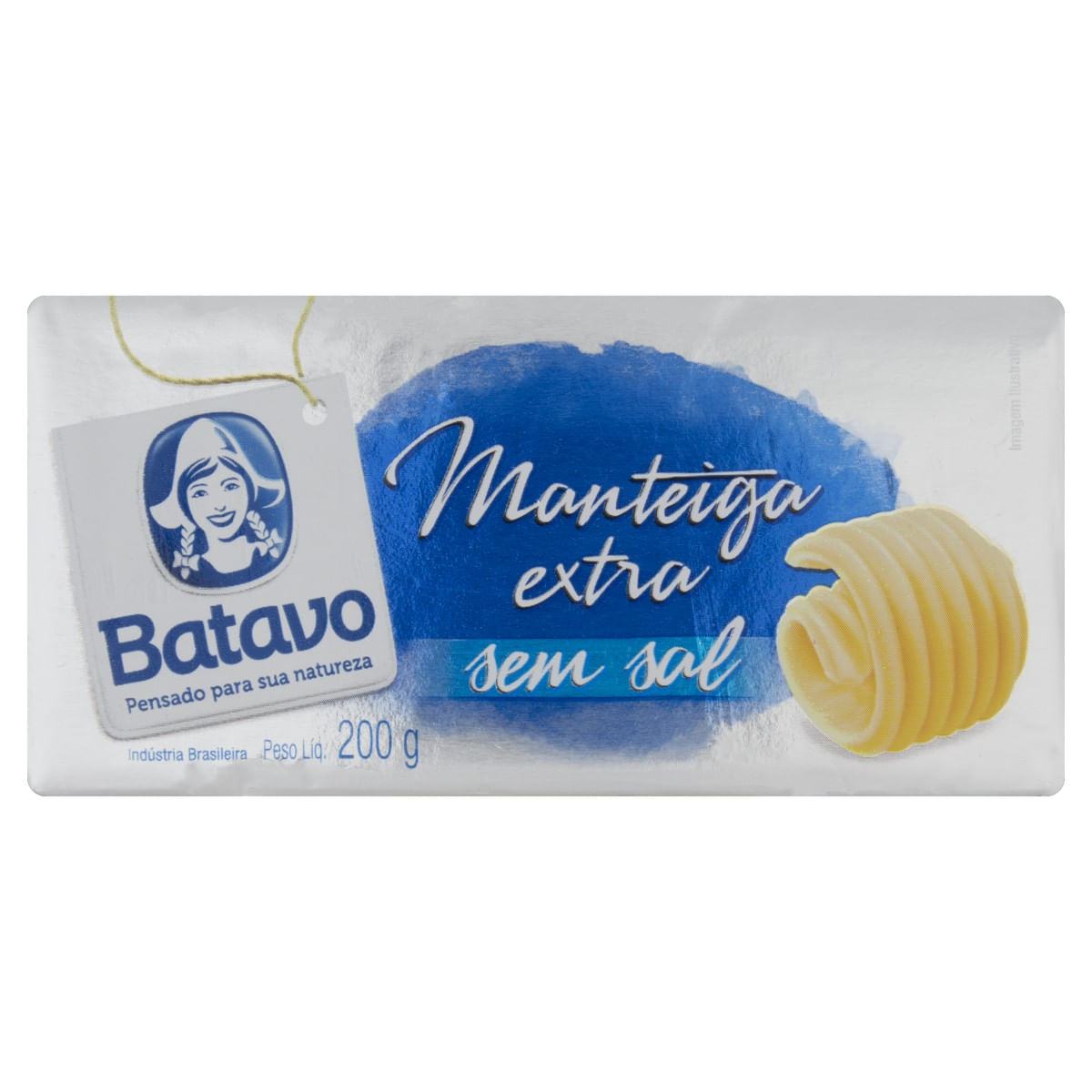 Manteiga Batavo sem Sal 200g