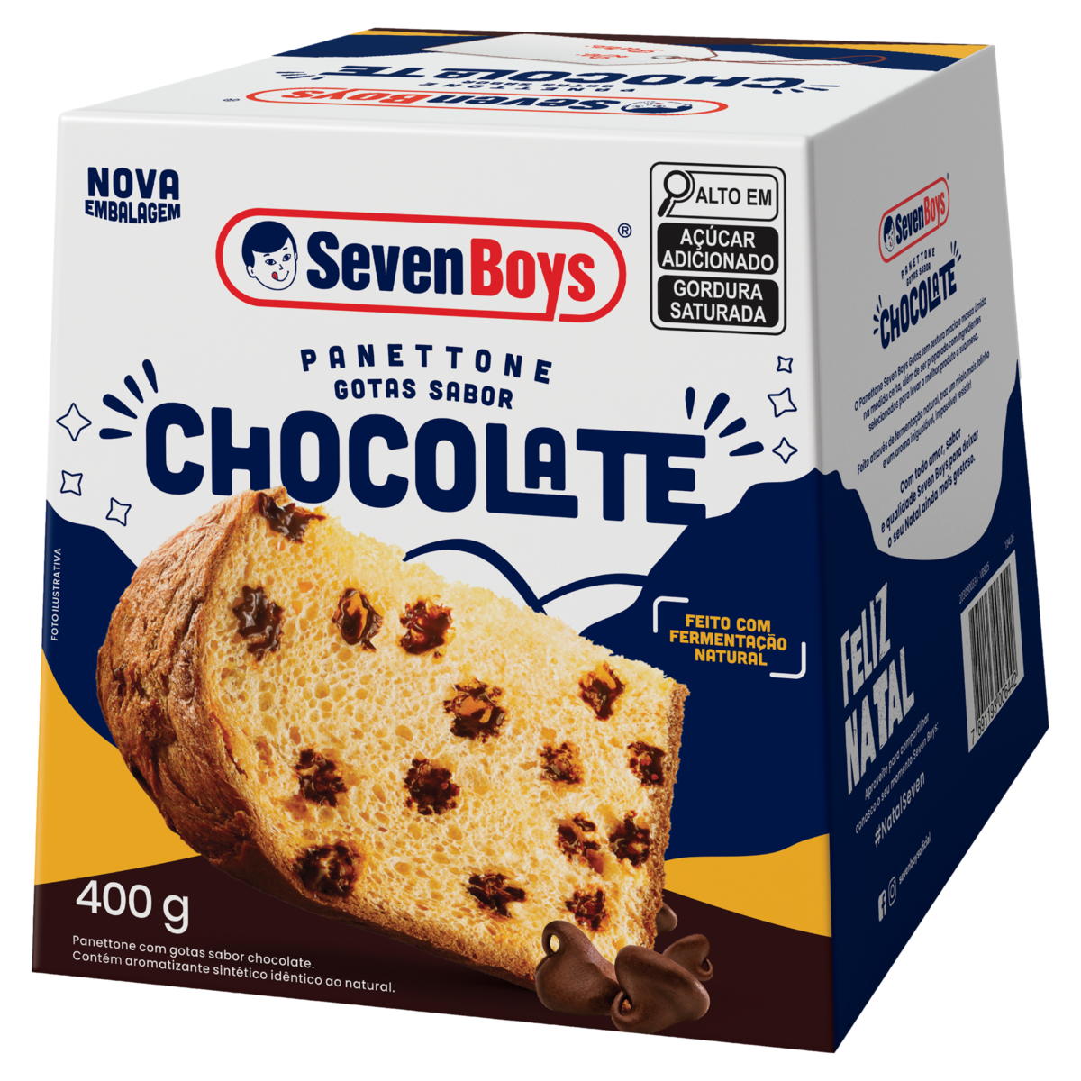 Panettone SEVEN BOYS Gotas Chocolate 400g