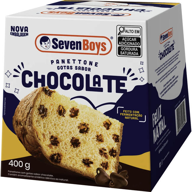 Panettone SEVEN BOYS Gotas Chocolate 400g