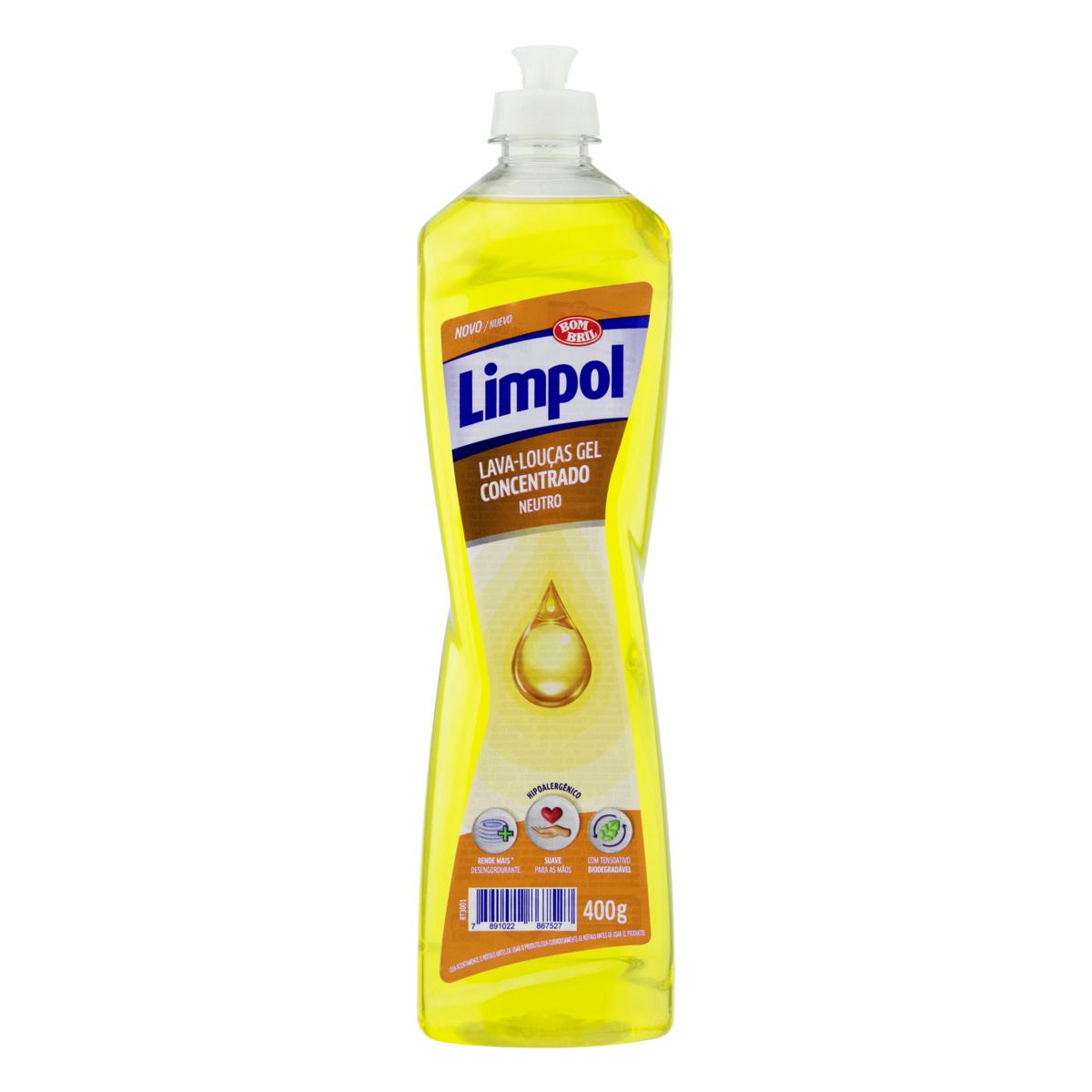 Detergente Gel LIMPOL Neutro Concentrado 400g