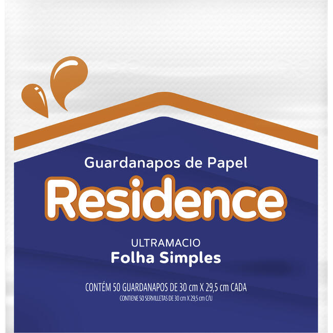 Guardanapo Residence 30x29,5cm 50 un