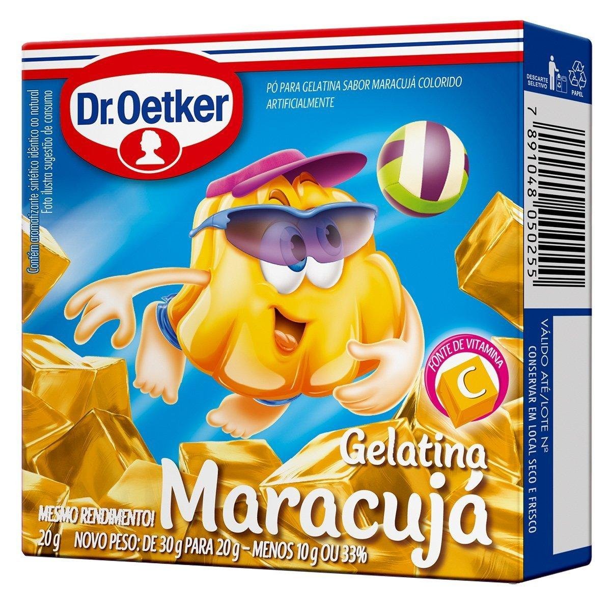 Gelatina Dr Oetker Maracujá 20g