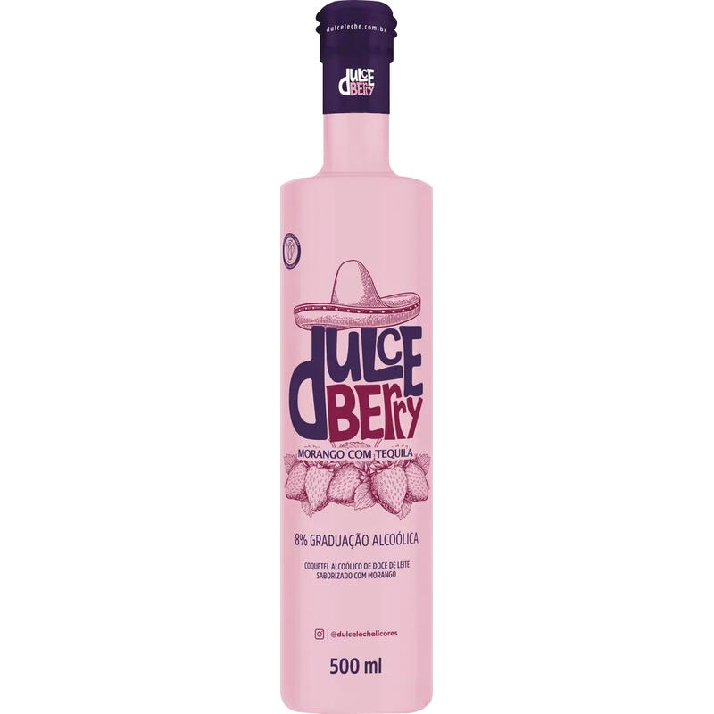 Licor DULCE Berry Morango com Tequila 500ml