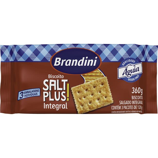 Biscoito Águia Salt Cracker Integral 360g