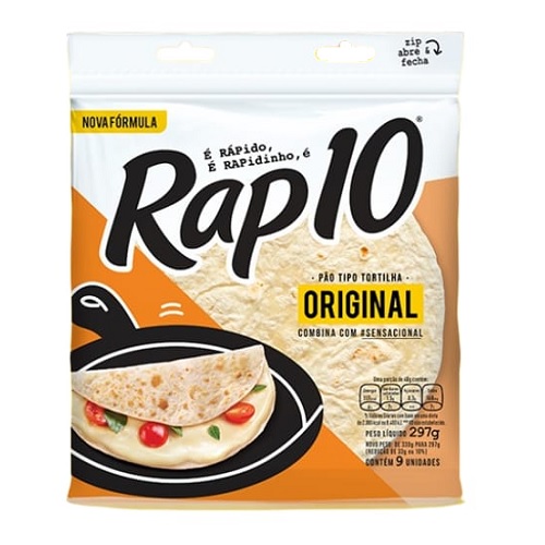 Pão de Tortilha Original Rap10 297g