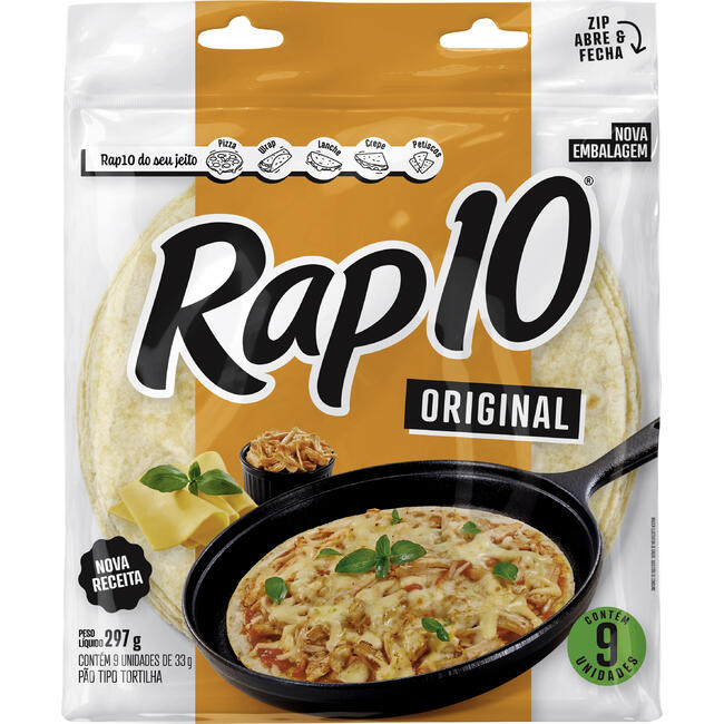 Pão de Tortilha Original Rap10 297g