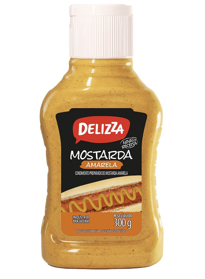 Mostarda Delizza Top down 180g