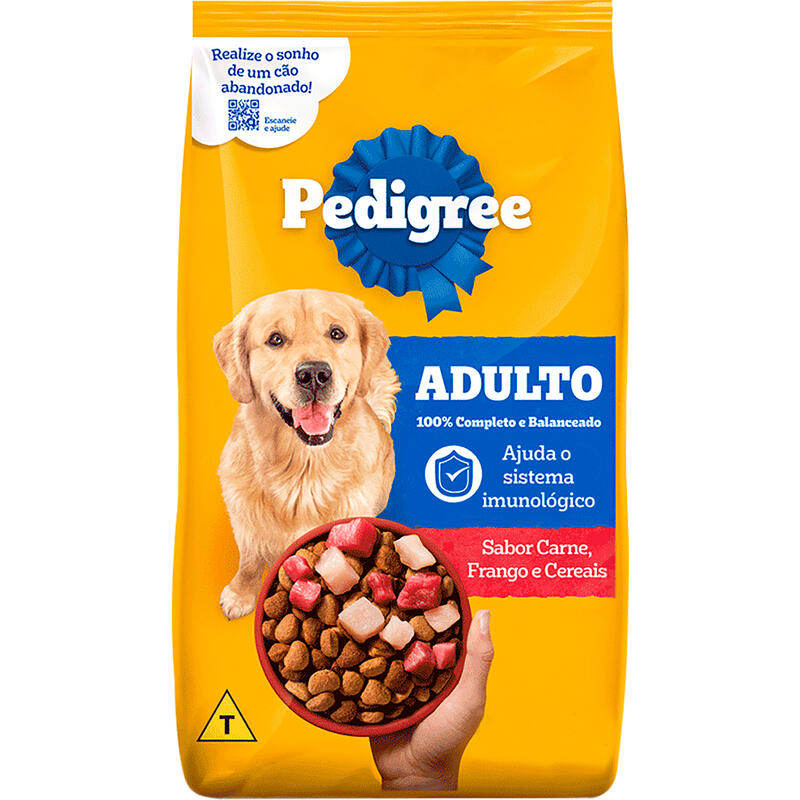 Alimento para Cães Pedigree Adulto Carne,Frango e Cere 18kg