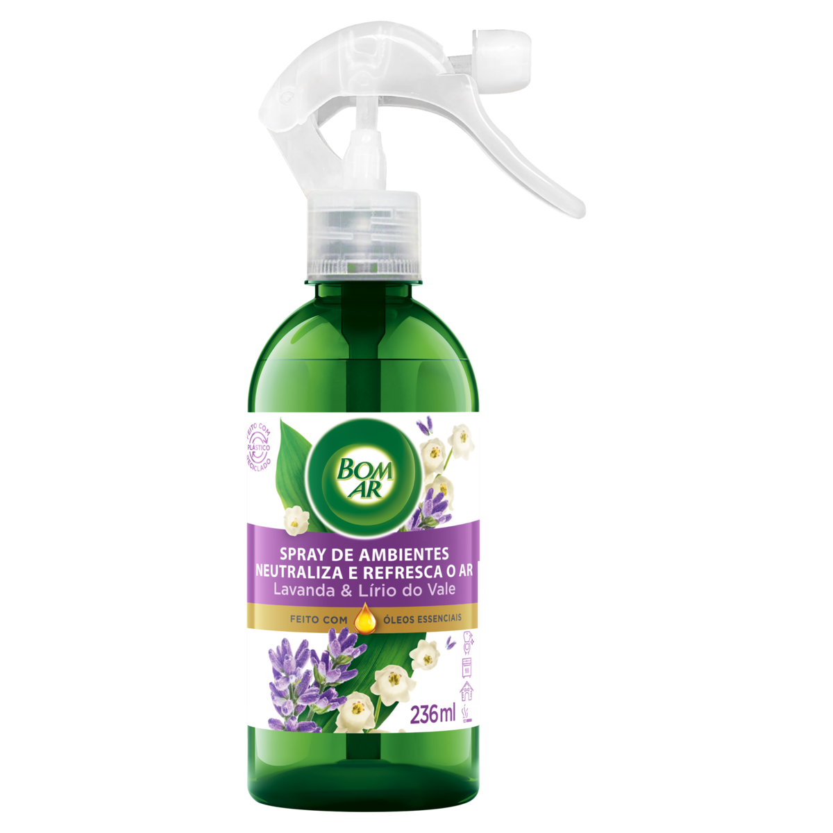 Desodorizador Bom Ar Spray De Ambientes Lavanda 236ml