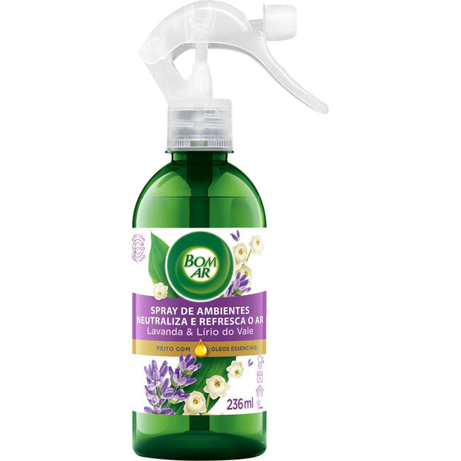 Desodorizador Bom Ar Spray De Ambientes Lavanda 236ml
