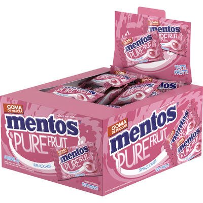 Chiclete Pure Fresh Mentos Tutti Frutti 60 un