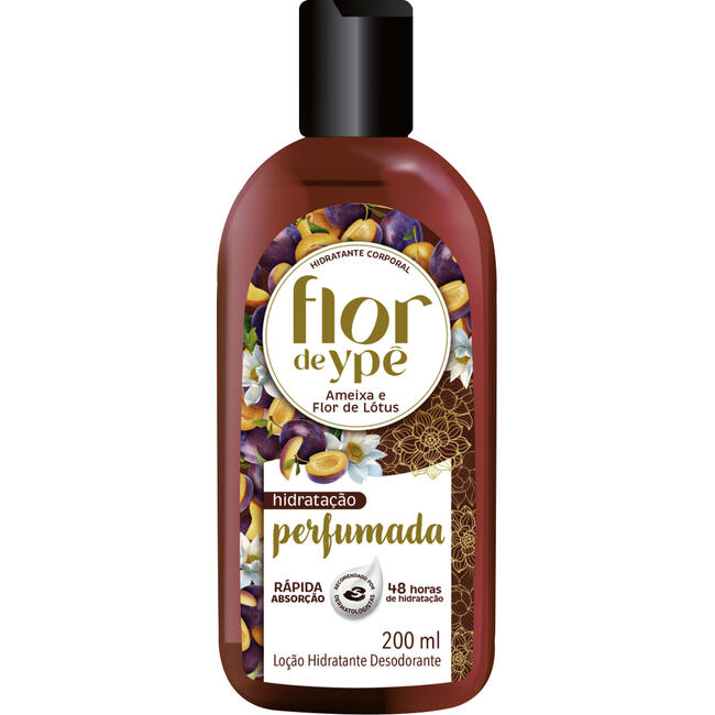 Hidratante Corporal FLOR DE YPÊ Ameixa e Flor de Lótus 200ml