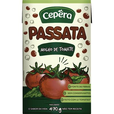 Molho de Tomate Cepêra Passata 470g