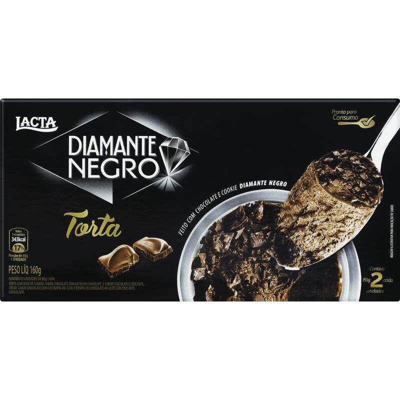 Torta Lacta Diamante Negro 160g