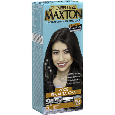 Tintura Maxton Castanho Claro 5.0 Kit