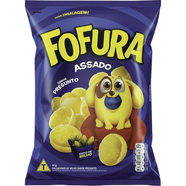 Salgadinho Lucky Fofura Presunto 47g