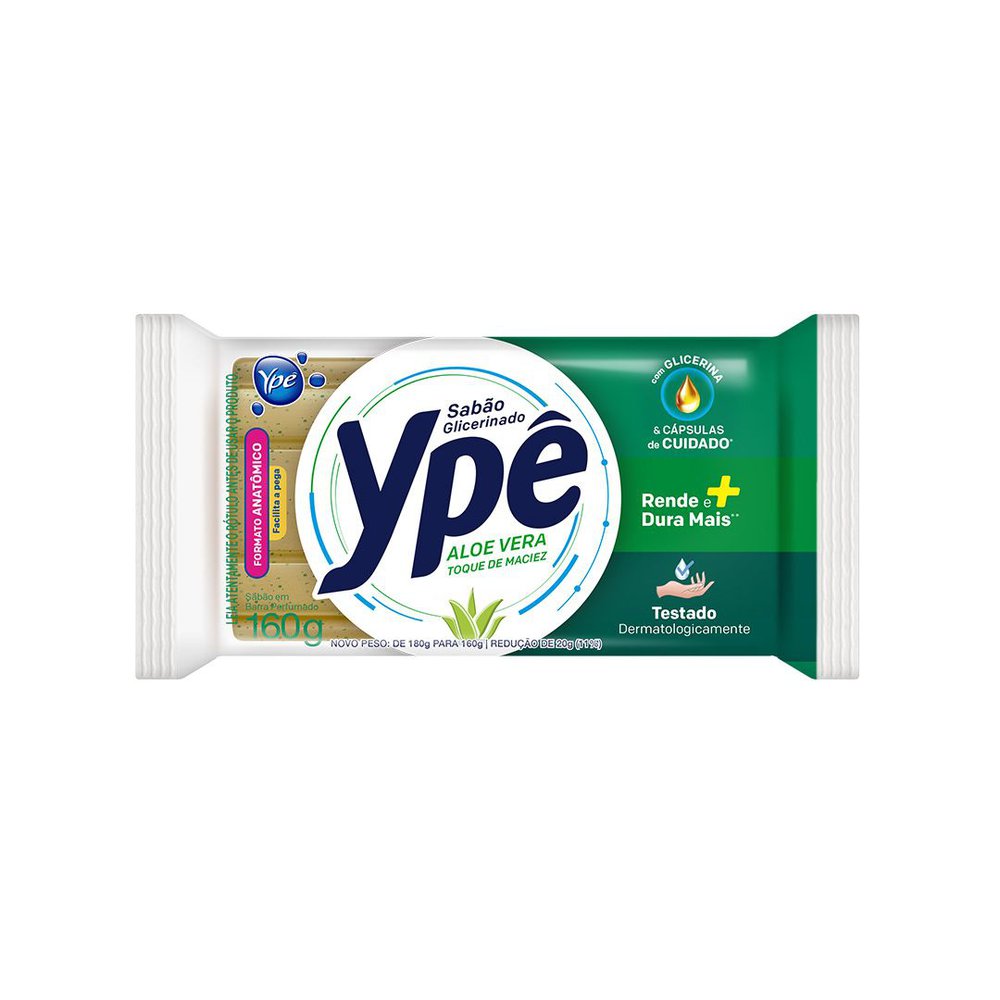 Sabão em Barra Ypê Aloe Vera 160g