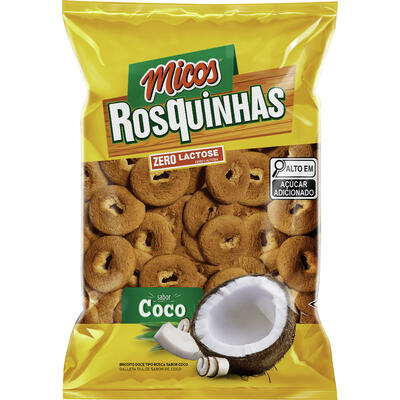 Biscoito Rosquinha Micos Coco 500g