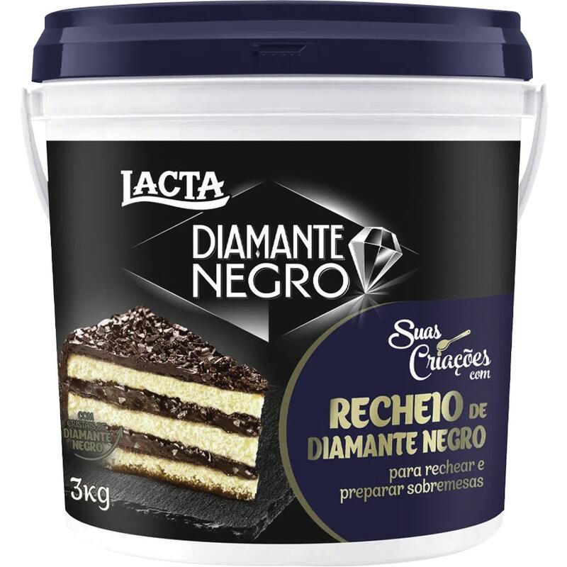 Recheio Lacta Diamante Negro 3kg