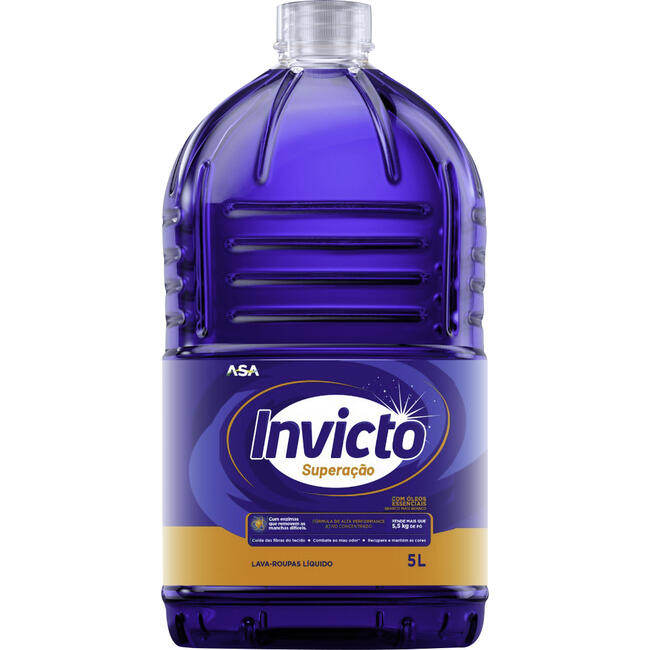 Lava Roupas Líquido Invicto Superação 5L