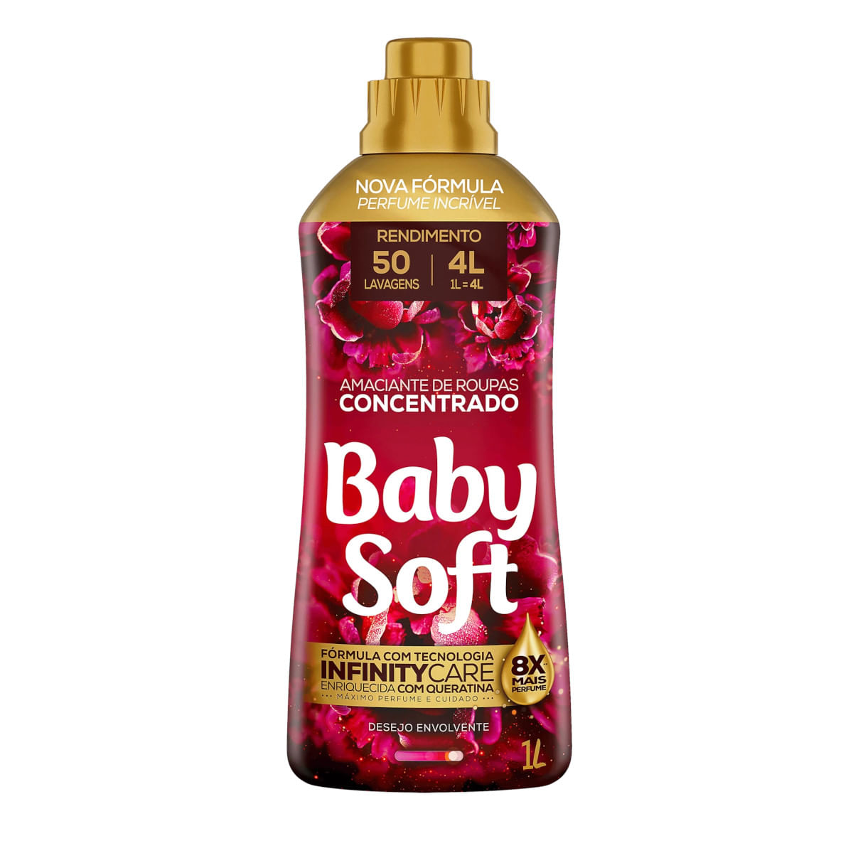 Amaciante de Roupas Concentrado BABY SOFT Desejo Envolvente 1l