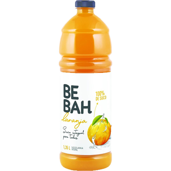 Suco Bebah 1.350ml - Integral - Laranja - Pet
