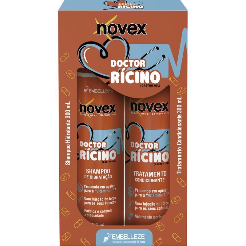 Kit Revitay Novex Shampoo + Condicionador Doctor Rícino