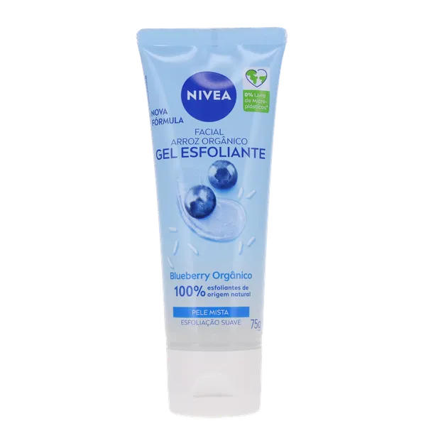 Gel Esfoliante Nivea Facial 75g - Blueberry